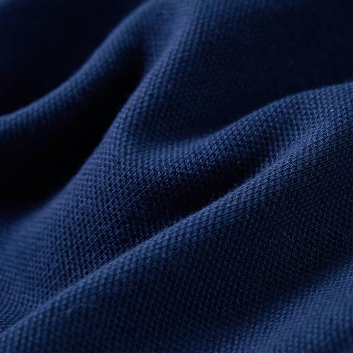 Actual product image VidaXL Children's trousers with drawstring navy blue 140,Material: 95 (140)