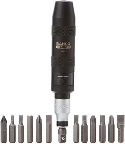 Produktbild Bahco 1/4"-Schlagschraubendreher-Satz für Schlitz-, Phillips- und Sechskantschrauben 55 mm × 90 mm × 220 (Schlitz)