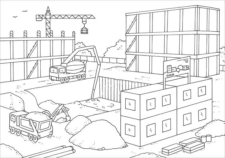 Immagine prodotto Tessloff Il mio libro da colorare più bello. Cantiere