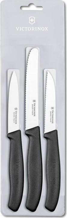 Produktbild Victorinox Swiss Classic Gemüsemesser-Set 3-teilig mit Klingenschutz (8 cm)