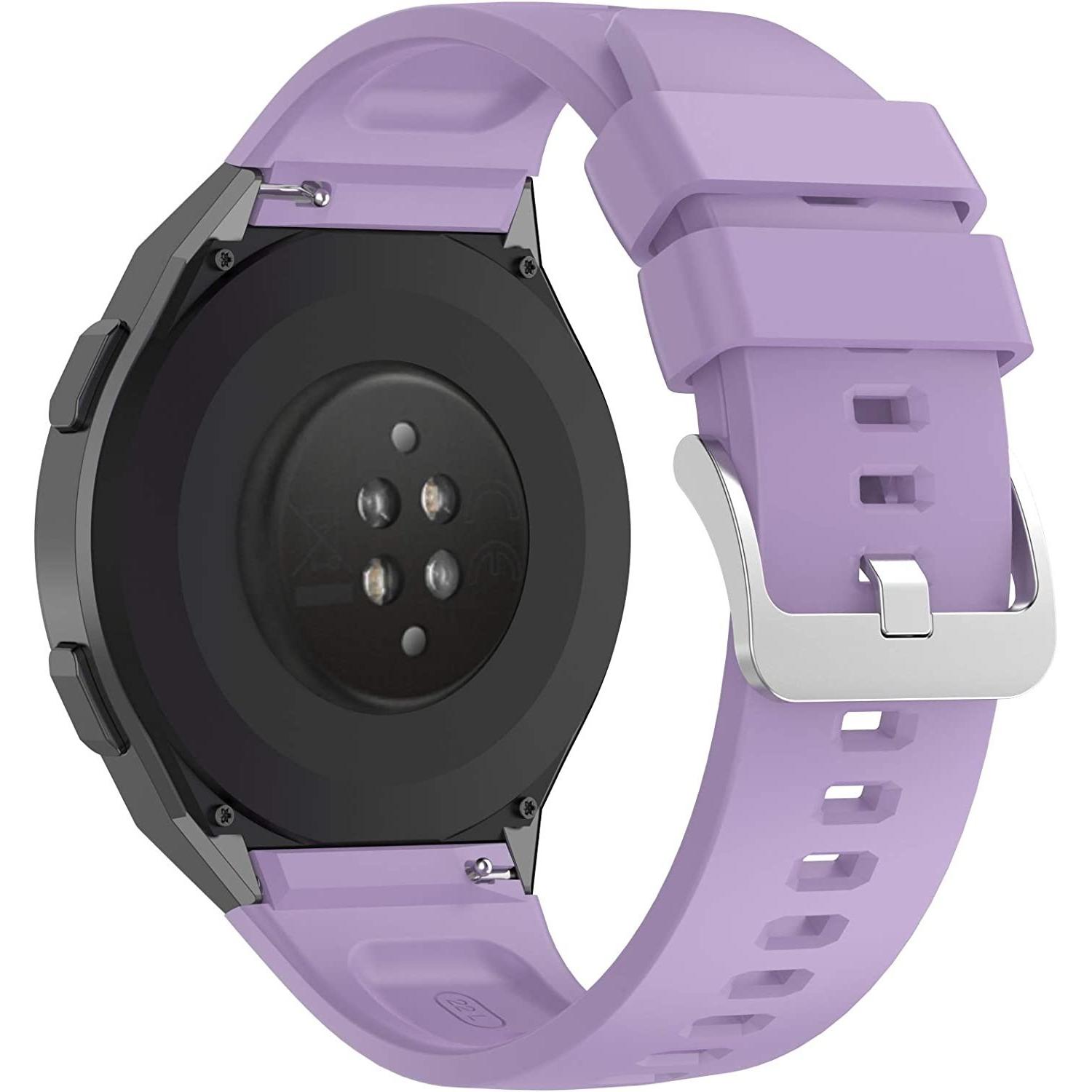 Thumbnail - Strap-it Silikonarmband (22 mm, Silikon, Watch GT 2e), Uhrenarmband, Violett