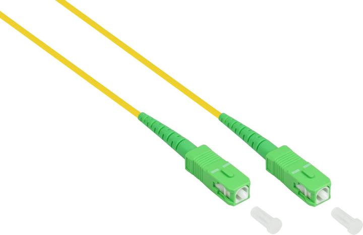 Actual product image Good Connections OS2 fibre optic cable - simplex - connector LC (APC) to SC (APC) - singlemode 9/125 - lightwave (CAT6, 3 m)