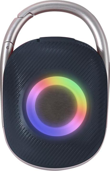 Actual product image EFB Elektronik EFB Techly Mini Wireless Speaker LED Light Handsfree TF USB Black