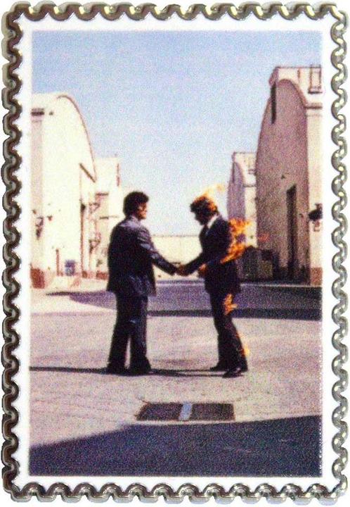 Produktbild Pink Floyd Briefmarke Abzeichen Wish You Were Here ZinkLegierung