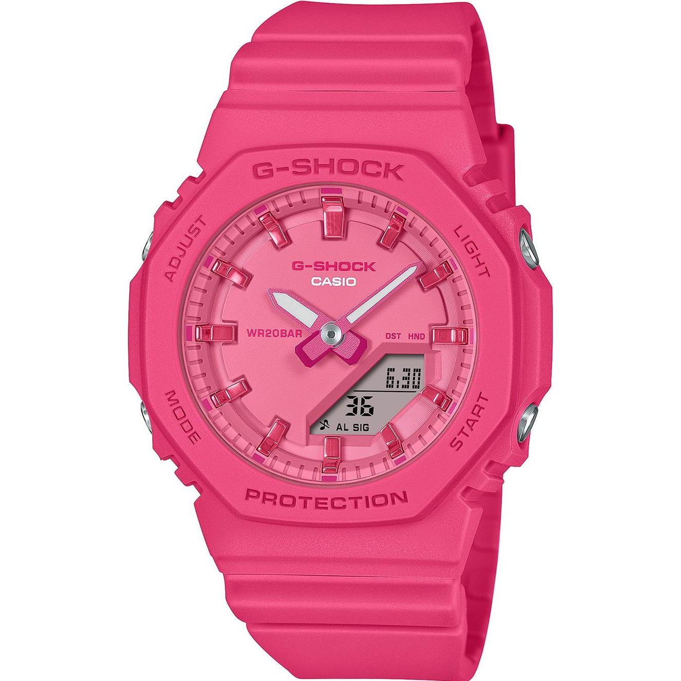 Casio, Orologio da polso, GMA-P2100PP-4AER, Pink, Rosa, (Orologio da polso analogico, Orologio digitale, 46 mm)