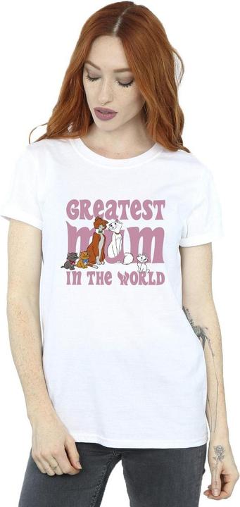 Produktbild Disney The Aristocats Greatest Mum Baumwolle Boyfriend TShirt (M)