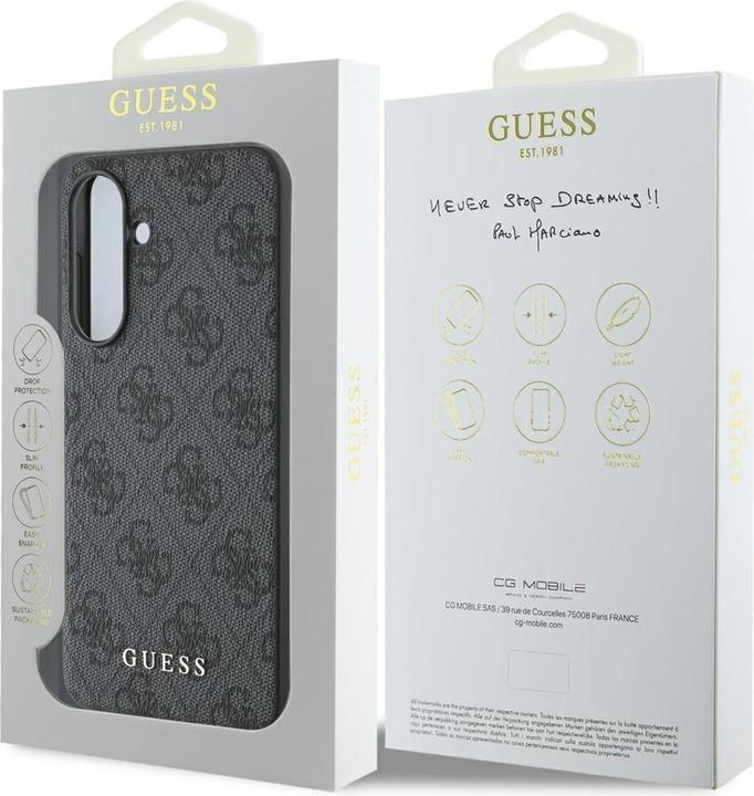 Actual product image Guess - Hardcase 4G Classic (GUHCSA56G4GFGR) - Samsung Galaxy A56 5G - Black (Samsung Galaxy A56, Samsung Galaxy A56 5G)