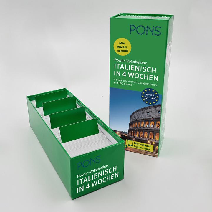 Immagine prodotto Power-Vokabelbox Italienisch (Italiano, Tedesco, 2024)