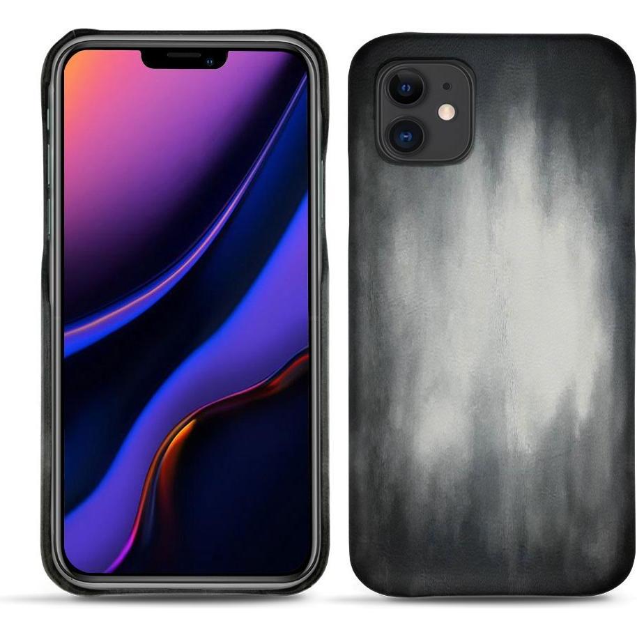 Noreve Lederschutzhülle (Apple iPhone 11), Smartphone Hülle, Grau