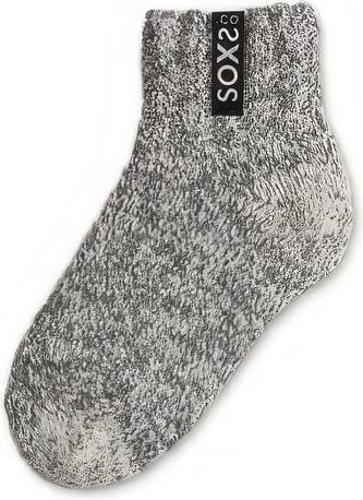 Image du produit Soxs Graue Wolle Herren- & Damensocken Jet Black, Kurzsocke (Une unité par pack, 44 - 46)