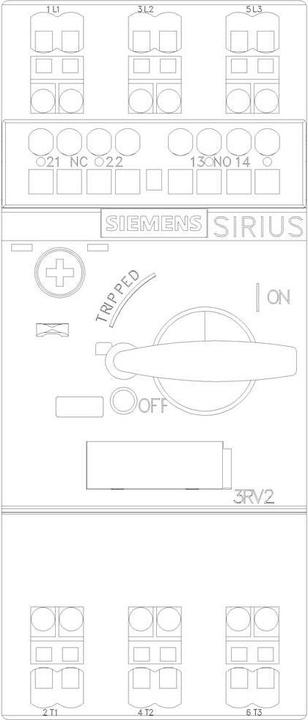 Produktbild Siemens Leistungsschalter 3RV2011-1AA25 1 St. (3RV20111AA25)