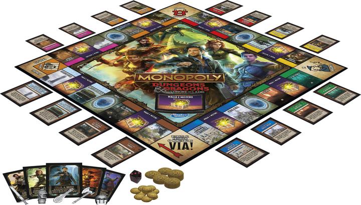 Immagine prodotto Monopoly Dungeons & Dragons: L'onore tra i ladri gioco ispirato al film, D&D gioco da tavolo f (Italiano)