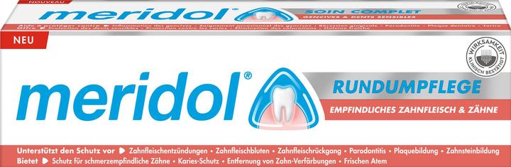 Actual product image Meridol Toothbrush Round Plunger. (1 x)