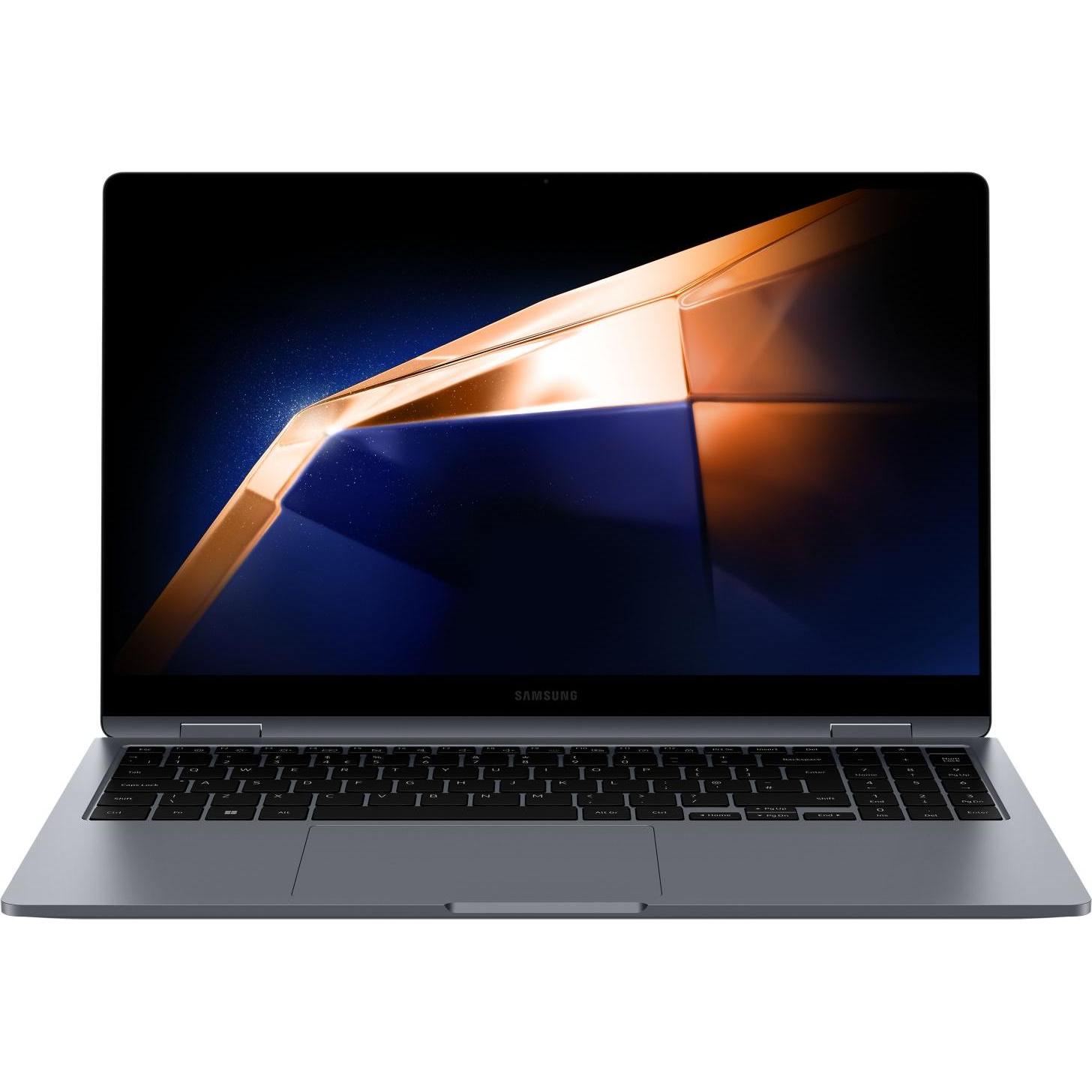 Samsung Galaxy Book4 360 (15.59", Intel Core 5 120U, 16 GB, 512 GB, DE), Notebook, Grau