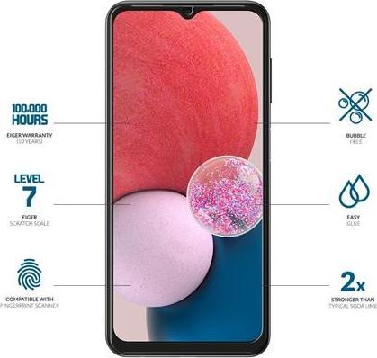 Actual product image Eiger Mountain Glass Clear Edge (1 Piece, Samsung Galaxy A13)