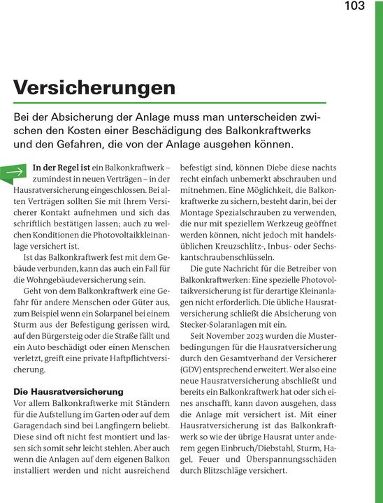 Produktbild Balkonkraftwerke (Deutsch, Stiftung Warentest, 2024)
