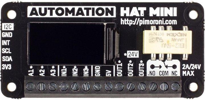 Actual product image Pimoroni Automation HAT Mini for Raspberry Pi