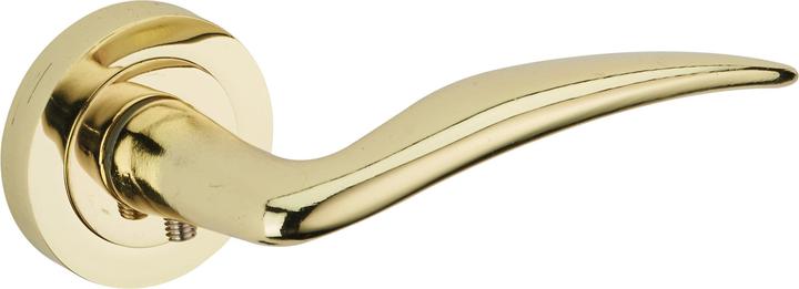 Image du produit Thirard Paire de béquilles pour porte, carré 7mm, laitonnée, ressort de rappel - (Garniture de porte)