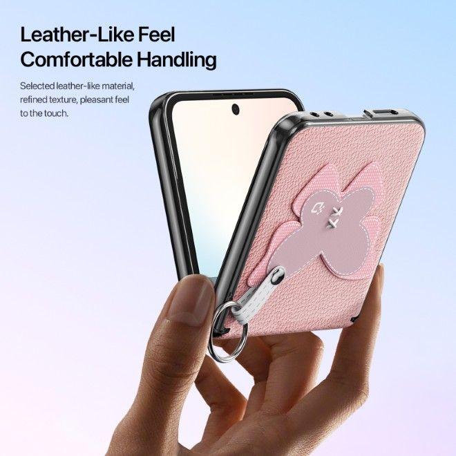 Produktbild Dux Ducis Back panel cover case LUVY for SAMSUNG Z FLIP 7 FE/W25 FLIP/ Z FLIP 6 pink (Samsung Galaxy Z Flip6, Samsung Galaxy Z Flip7, Samsung Galaxy Z Flip7 FE)