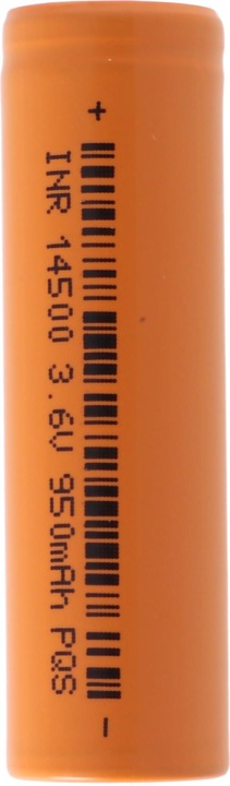 Actual product image AccuCell Battery INR 14500 unprotected 48,5x14,1mm (1 pcs., 950 mAh, Rechargeable battery)