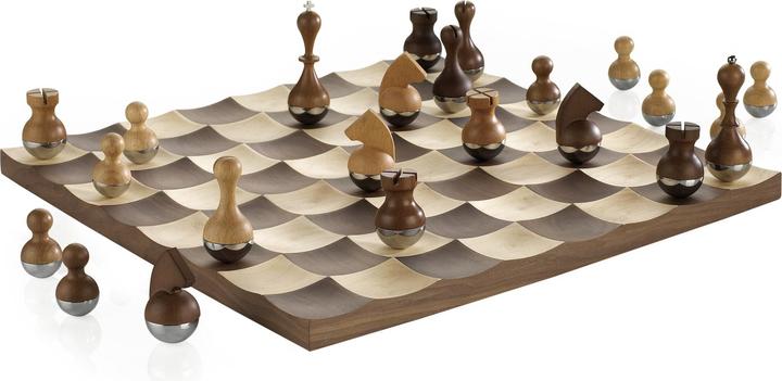 Actual product image Umbra Wobble Chess Set