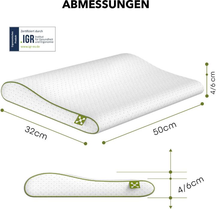 Actual product image Smartsleep Kids Ergonomic cushion (50 x 32 cm)