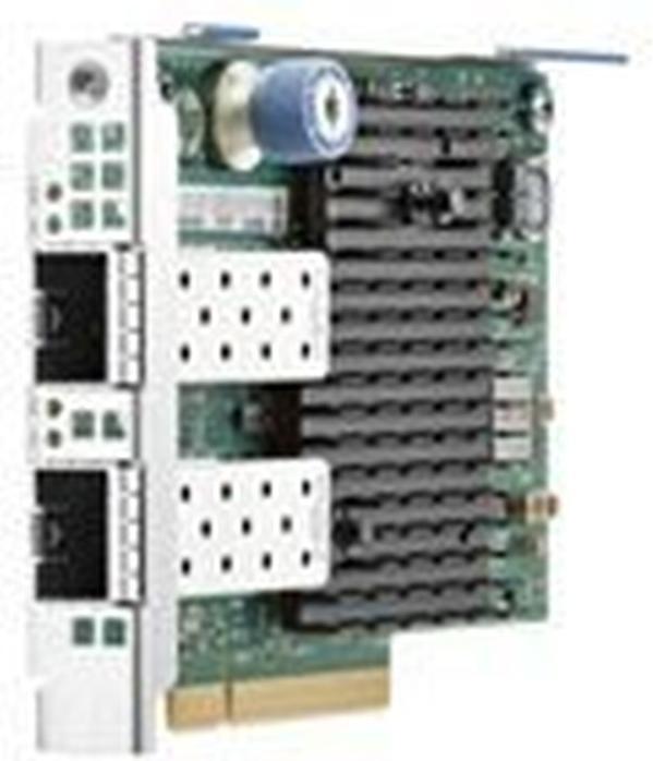 Actual product image HPE Ethernet adapter with two ports, 10 Gbit/s, 560FLR-SFP+ (PCI Express 2.0 x8)