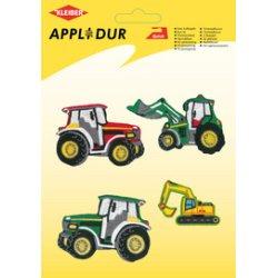 Kleiber Applikations-Sortiment "Vehicles 2", 4 Motive zum Aufbügeln, aus 100% Polyester, waschbar bei 40 Gra