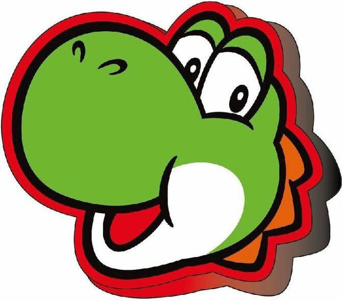 Actual product image GED Cuscino Super Mario Bros Yoshi 3D 40cm