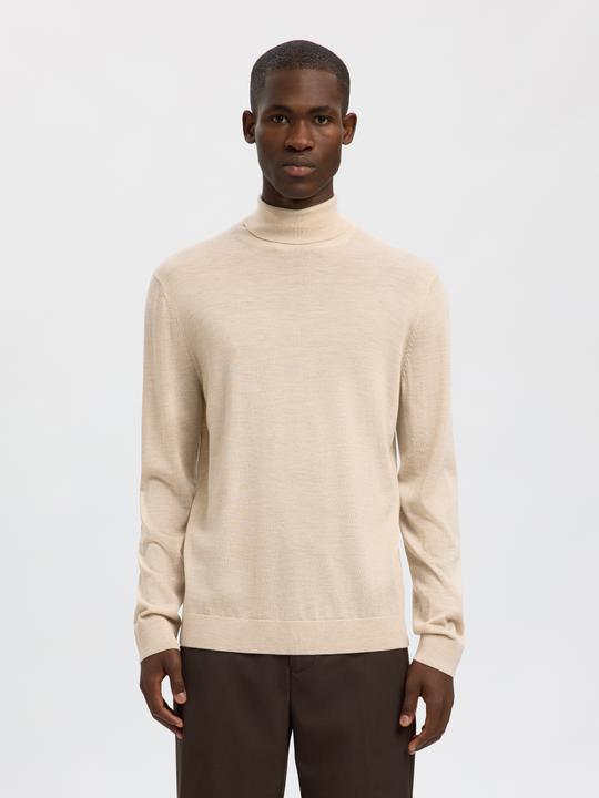 Actual product image Selected Homme Slhtray Ls Knit Merino Roll Neck Noos (XXL)