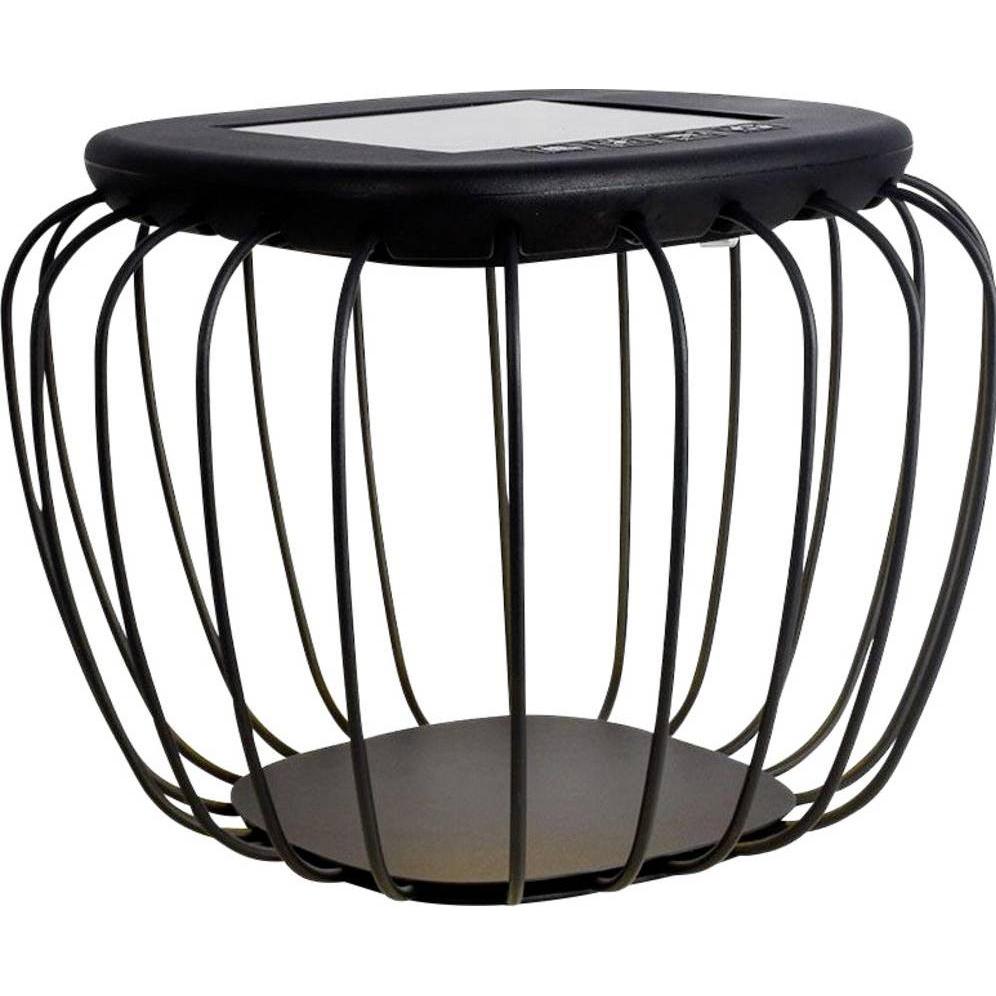 V-TAC, Gartenbeleuchtung, 23383 VT-7993 Solar-Tischlampe 1 W Warmweiss, Kaltweiss Schwarz (120 lm, IP44)
