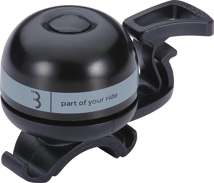 BBB Glocke Easyfit Deluxe schwarz-grau