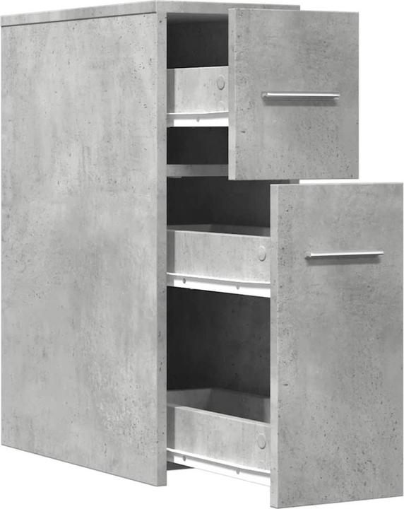 Image du produit vidaXL Armoire de salle de bain Étroite avec roulettes