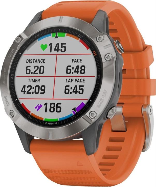 Image du produit Garmin Fenix 6 Sapphire Titanium (47 mm)
