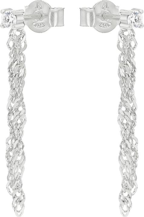 Image du produit Amor Ohrschmuck für Damen, 925 Sterling Silber, Zirkonia synth. (Argent 925)