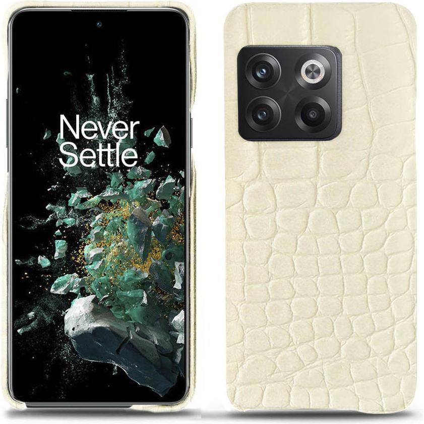 Noreve Lederschutzhülle (OnePlus 10T), Smartphone Hülle, Beige