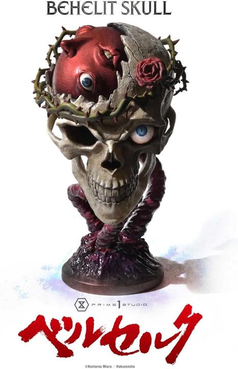 Actual product image Prime 1 Studio Berserk statuette 1/1 Life Scale Behelit Skull 20 cm
