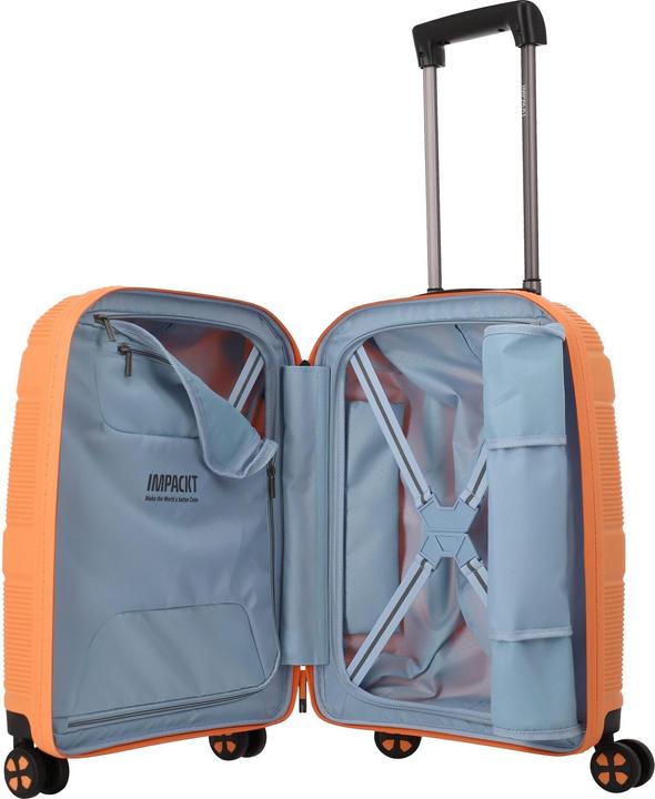 Actual product image Impackt IP1 - 4-wheel trolley with USB port, Garden Apricot (38 l)