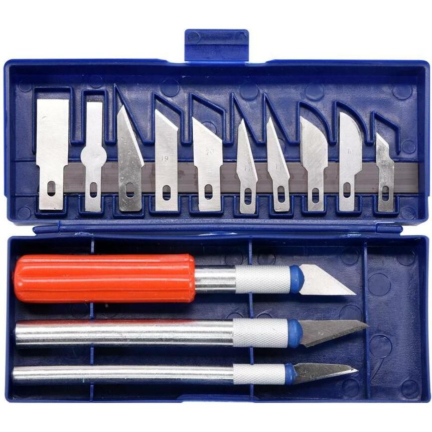 Toya, Schere, Set Präzisionsmesser mit Klingen 16 Stück