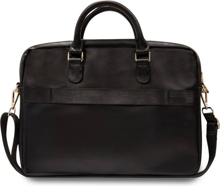 Immagine prodotto Guess Borsa porta computer 15/16 in PU grana 4G con logo in metallo - nero (16")