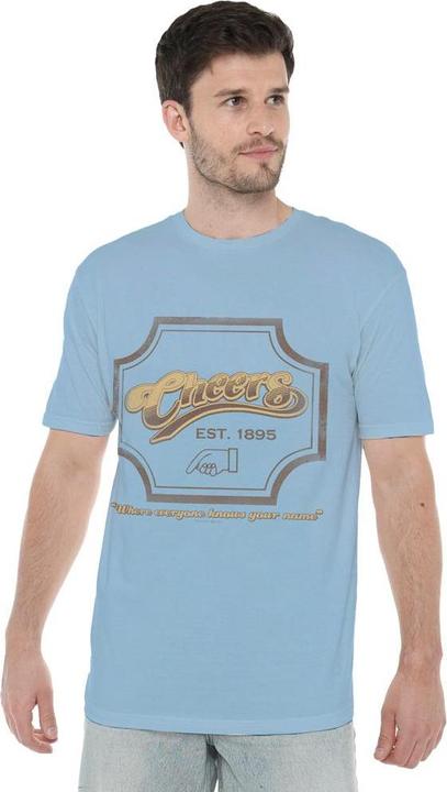 Actual product image Cheers Mens Sign T-Shirt (L)