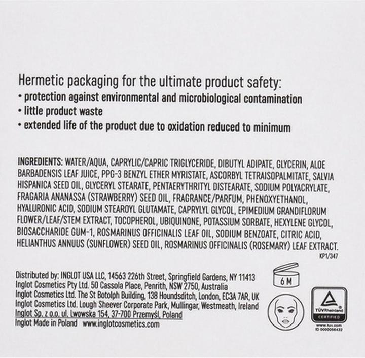 Immagine prodotto Inglot Lab Intense Night Recovery (50 ml, Crema notte)