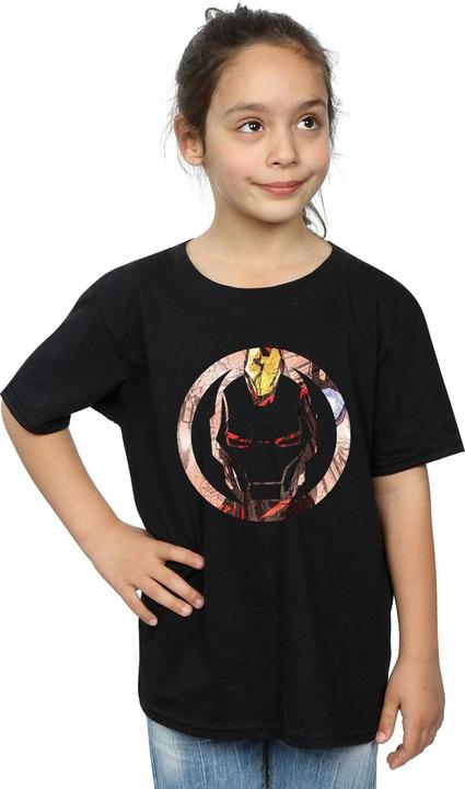 Produktbild Iron Man Montage Symbol TShirt Mädchen (152, 158)