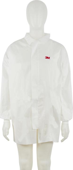 3M Wegwerp labjas, PE wit, maat L (L)