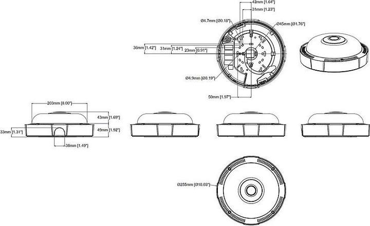 Actual product image Axis P3735-PLE (1920 x 1080 Pixels)