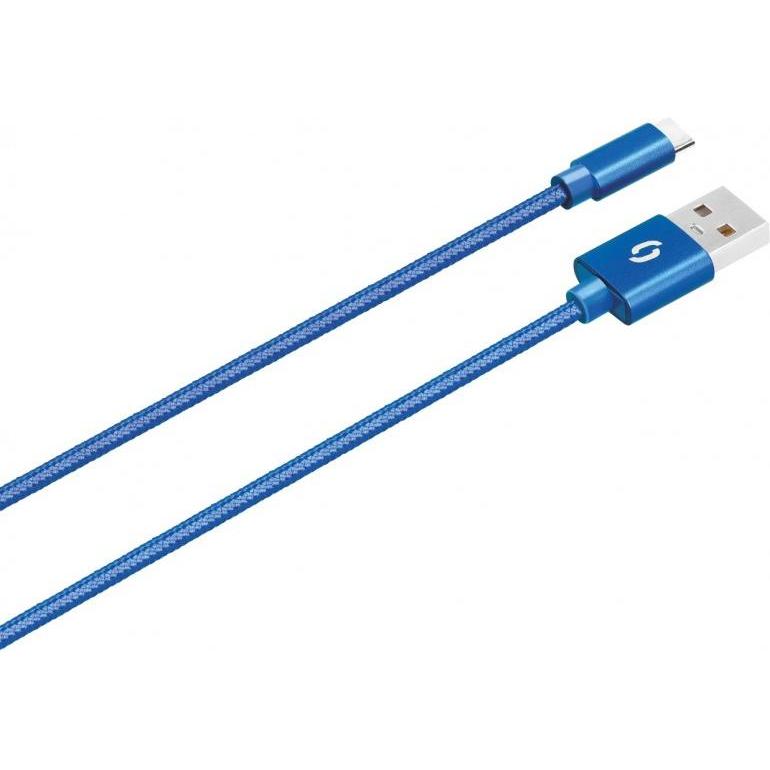 Thumbnail - Aligator DATKP15 USB cable USB 2.0 USB A USB C Blue (1 m, USB 2.0), USB Kabel