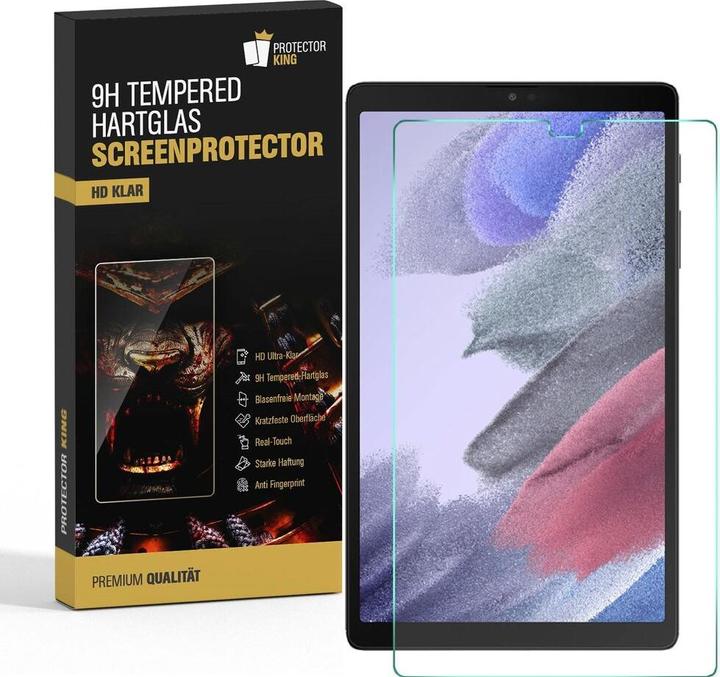 Produktbild Protectorking 2x echtes Tempered 9H Panzerhartglas 3D KLAR (2 Stück, Galaxy Tab A7 Lite)