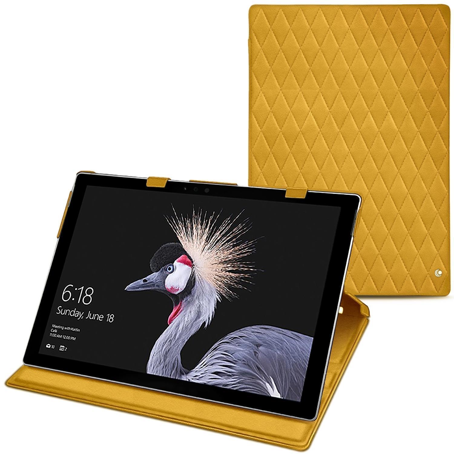 Thumbnail - Noreve Lederschutzhülle (12.30", Microsoft), Notebooktasche, Gelb