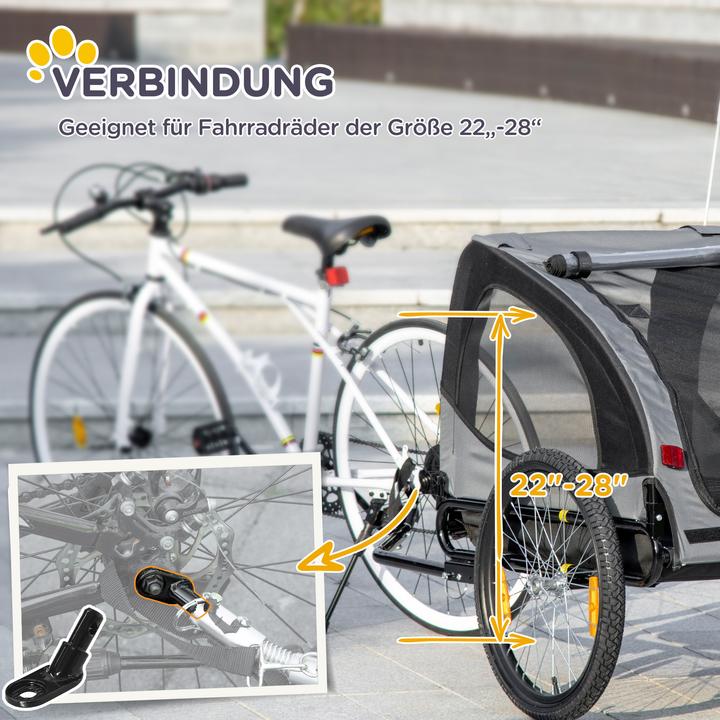 Immagine prodotto PawHut Rimorchio per cani