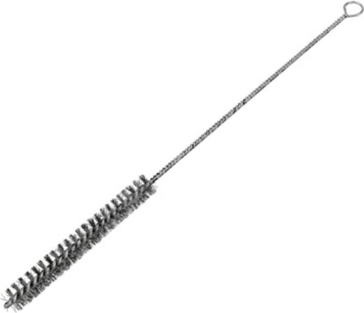 Actual product image Osborn Nozzle brush Length 300 mm Ø 20 mm 0.15 mm steel corrugated Trim length 100 mm with eyelet (0.15 mm)